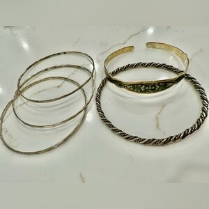 Vintage silver bracelets